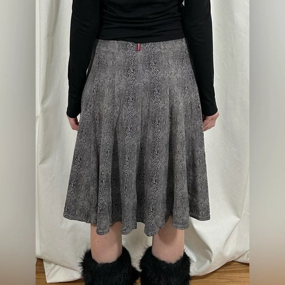 Hard Tail Snake Print Midi Skirt - Picture 4 of 8